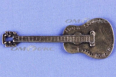 Декоративный элемент для творчества из металла "Гитара"  - купить в Махачкале. Цена: 19.99 руб.