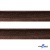 Кант атласный 074, шир. 12 мм (в упак. 65,8 м), цвет коричневый - купить в Махачкале. Цена: 237.16 руб.