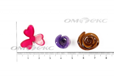 Украшение "Розы малые №1" 20мм - купить в Махачкале. Цена: 32.49 руб.