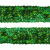 Тесьма с пайетками D4, шир. 20 мм/уп. 25+/-1 м, цвет зелёный - купить в Махачкале. Цена: 778.19 руб.