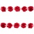 Тесьма плетеная "Рюш", упак. 9,14 м, цвет красный - купить в Махачкале. Цена: 46.82 руб.