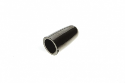 8100-Наконечник пластиковый под металл 15 мм-тем.никель - купить в Махачкале. Цена: 2.45 руб.