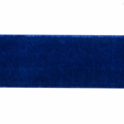 Лента бархатная нейлон, шир.25 мм, (упак. 45,7м), цв.74-василек - купить в Махачкале. Цена: 981.09 руб.