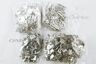 Крючки брючные 4 шипа "Стром" 144 шт. никель - купить в Махачкале. Цена: 383.97 руб.