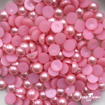 0404-5146В-Полубусины пластиковые круглые "ОмТекс", 10 мм, (уп.50гр=175+/-3шт), цв.101-св.розовый - купить в Махачкале. Цена: 63.46 руб.