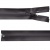 Молния водонепроницаемая PVC Т-7, 90 см, разъемная, цвет (301) т.серый - купить в Махачкале. Цена: 61.18 руб.