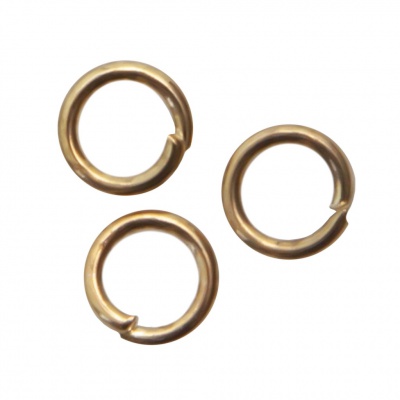 Кольцо  соединительное для бижутерии 4 мм, цв.-золото - купить в Махачкале. Цена: 0.41 руб.