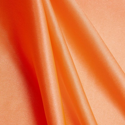 Поли креп-сатин 16-1543, 120 гр/м2, шир.150см, цвет персик - купить в Махачкале. Цена 155.57 руб.
