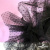 Евро-фатин горох, 100% полиэфир, 15 г/м2, 150 см. 16-167/черный - купить в Махачкале. Цена 241.13 руб.
