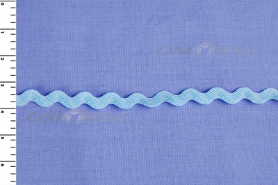 Тесьма плетеная "Вьюнчик"/голубой - купить в Махачкале. Цена: 37.29 руб.