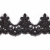 Сутажное кружево «Алансон»  на сетке (бисер) XDH3235, шир.60 мм, (уп. 9,14 м ), цв.-черный - купить в Махачкале. Цена: 2 156.52 руб.