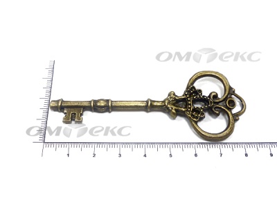 Декоративный элемент для творчества из металла "Ключ"8,5 см  - купить в Махачкале. Цена: 26.66 руб.