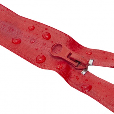 Молния водонепроницаемая PVC Т-7, 90 см, разъемная, цвет (820) красный - купить в Махачкале. Цена: 61.18 руб.