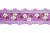Тесьма декоративная 0385-6169, шир. 25 мм/уп. 22,8+/-1 м, цвет 01-фиолетовый - купить в Махачкале. Цена: 391.39 руб.