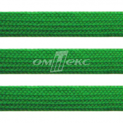 Шнур 15мм плоский (100+/-1м) №16 зеленый - купить в Махачкале. Цена: 10.32 руб.