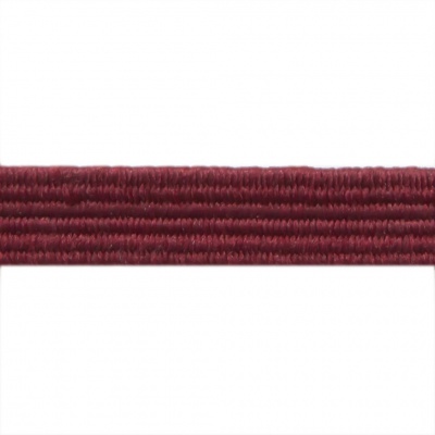 Резиновые нити с текстильным покрытием, шир. 6 мм ( упак.30 м/уп), цв.- 88-бордо - купить в Махачкале. Цена: 155.22 руб.