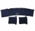 Манжеты и подвяз (комплект) КРК-4285 цв. 078-синий - купить в Махачкале. Цена: 532.81 руб.