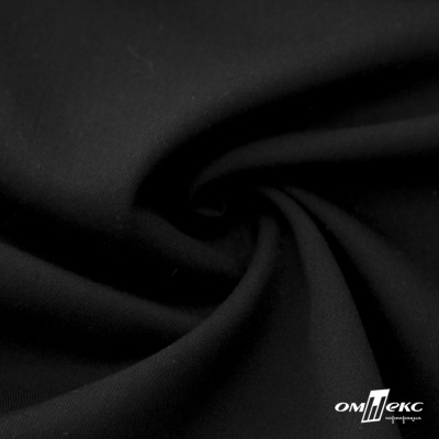 Ткань костюмная "Эльза" 80% P, 16% R, 4% S, 160 г/м2, шир.150 см, цв-черный #1 - купить в Махачкале. Цена 332.71 руб.