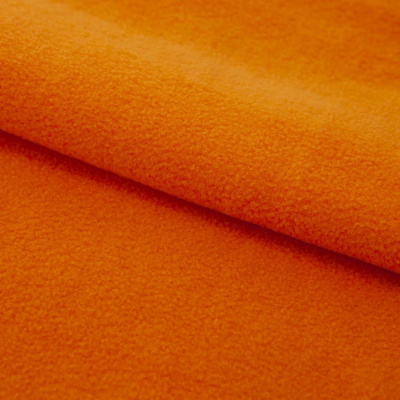 Флис DTY 16-1358, 250 г/м2, шир. 150 см, цвет оранжевый - купить в Махачкале. Цена 640.46 руб.