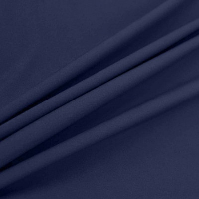 Костюмная ткань с вискозой "Салерно", 210 гр/м2, шир.150см, цвет т.синий/Navy - купить в Махачкале. Цена 446.37 руб.