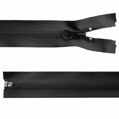 Молния водонепроницаемая PVC Т-7, 100 см, разъемная, цвет чёрный - купить в Махачкале. Цена: 61.89 руб.