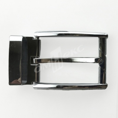 Пряжка металлическая для мужского ремня 845005А#2 (шир.ремня 40 мм), цв.-никель - купить в Махачкале. Цена: 111.41 руб.