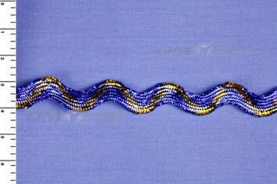 Тесьма плетеная "Вьюнчик"/металлизированный/8мм - купить в Махачкале. Цена: 40.68 руб.