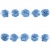 Тесьма плетеная "Рюш", упак. 9,14 м, цвет голубой - купить в Махачкале. Цена: 45.87 руб.