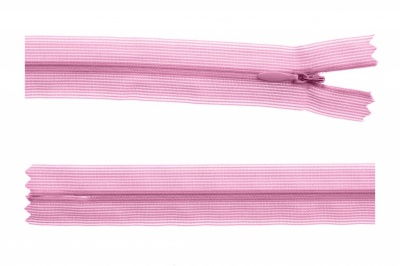 Молния потайная Т3 513, 50 см, капрон, цвет св.розовый - купить в Махачкале. Цена: 8.62 руб.