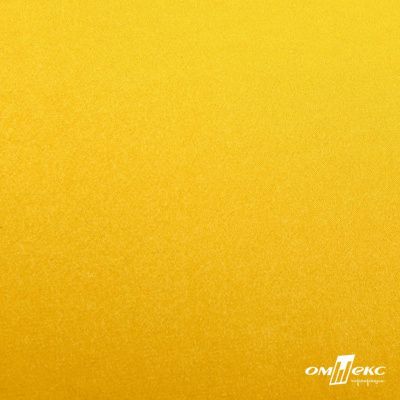 Поли креп-сатин 13-0859, 125 (+/-5) гр/м2, шир.150см, цвет жёлтый - купить в Махачкале. Цена 155.57 руб.