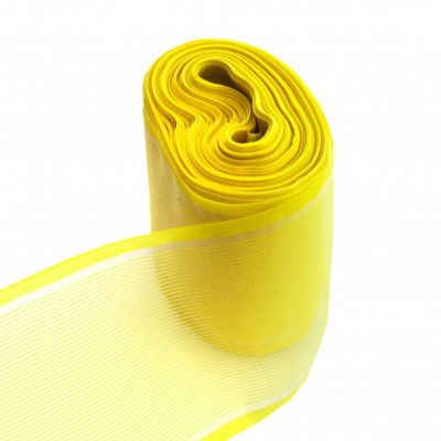 Лента капроновая, шир. 80 мм/уп. 25 м, цвет жёлтый - купить в Махачкале. Цена: 19.77 руб.