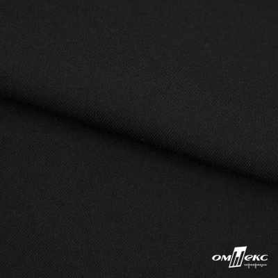 Ткань костюмная "Матте" 80% P, 16% R, 4% S, 170 г/м2, шир.150 см, цв-черный #1 - купить в Махачкале. Цена 376.70 руб.