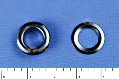 Люверсы металлические, блочка/кольцо, №5 (8 мм) упак.1000 шт- цв.никель - купить в Махачкале. Цена: 392 руб.