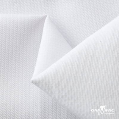 Ткань сорочечная смешанная, 115 г/м2, 58% пэ,42% хл, (арт.106) окрашенный, шир.150 см, цв.1 - белый - купить в Махачкале. Цена 285.48 руб.