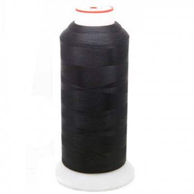 Нитки текстурированные некручёные, намот. 5 000 м, цвет чёрный - купить в Махачкале. Цена: 70.43 руб.
