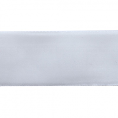 Лента бархатная нейлон, шир.25 мм, (упак. 45,7м), цв.01-белый - купить в Махачкале. Цена: 981.09 руб.
