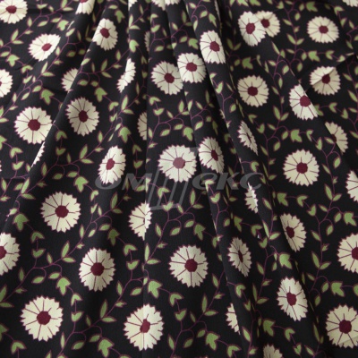 Плательная ткань "Фламенко" 10.1, 80 гр/м2, шир.150 см, принт растительный - купить в Махачкале. Цена 241.49 руб.