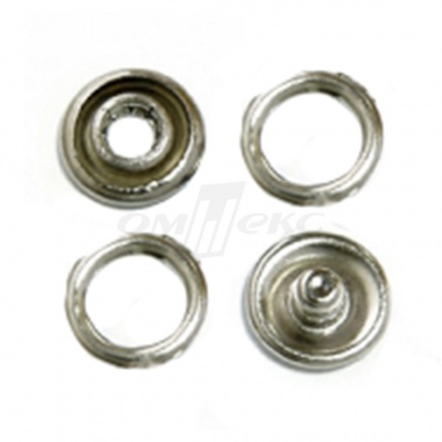 Кнопки рубашечные 10,5 мм никель New Star (кольцо) - купить в Махачкале. Цена: 5.80 руб.