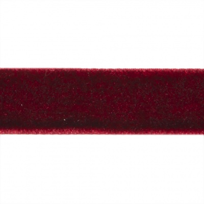 Лента бархатная нейлон, шир.12 мм, (упак. 45,7м), цв.240-бордо - купить в Махачкале. Цена: 392 руб.