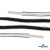 Шнурки #4-27, круглые 130 см, двухцветные (черно/белый) - купить в Махачкале. Цена: 47.04 руб.