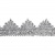 Тесьма металлизированная 0384-0240, шир. 40 мм/уп. 25+/-1 м, цвет серебро - купить в Махачкале. Цена: 490.74 руб.
