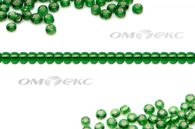 Бисер (SL) 11/0 ( упак.100 гр) цв.27В - зелёный - купить в Махачкале. Цена: 53.34 руб.