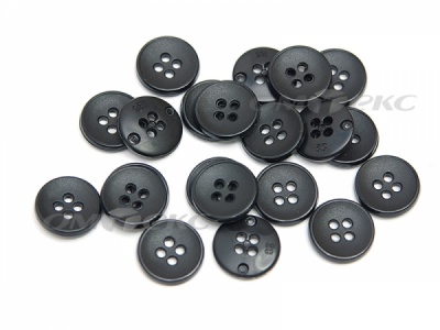 51960/23 мм (4 пр) черные пуговицы - купить в Махачкале. Цена: 1.43 руб.