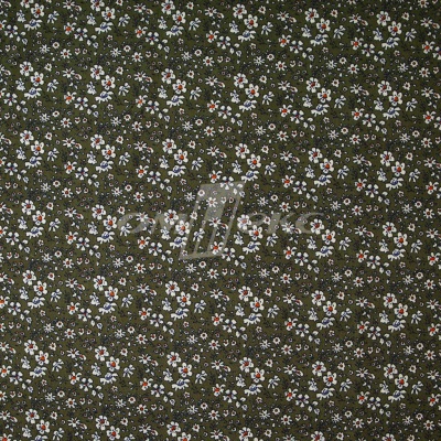 Плательная ткань "Фламенко" 11.2, 80 гр/м2, шир.150 см, принт растительный - купить в Махачкале. Цена 259.21 руб.