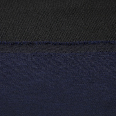 Ткань костюмная 26150 2009, 214 гр/м2, шир.150см, цвет т.синий - купить в Махачкале. Цена 358.58 руб.