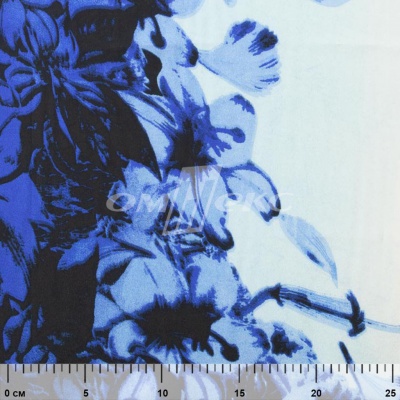 Плательная ткань "Фламенко" 19.1, 80 гр/м2, шир.150 см, принт растительный - купить в Махачкале. Цена 241.49 руб.