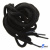 Шнурки #106-09, круглые 130 см, цв.чёрный - купить в Махачкале. Цена: 21.92 руб.