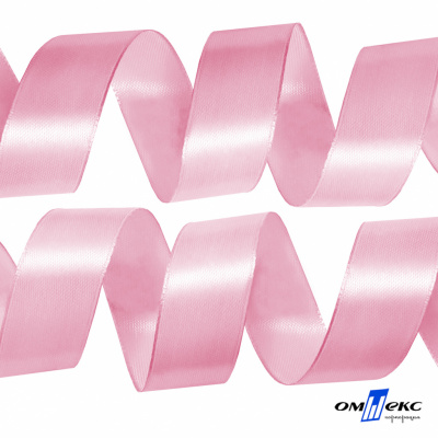 050-нежно-розовый Лента атласная упаковочная (В) 85+/-5гр/м2, шир.50 мм (1/2), 25+/-1 м - купить в Махачкале. Цена: 120.46 руб.