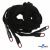 Шнурки #106-01, плоские 130 см, декор.наконечник, цв.чёрный - купить в Махачкале. Цена: 43.98 руб.