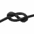 Шнур вощеный 1мм (упак.50 +/-1 ярд) цв.-черный - купить в Махачкале. Цена: 175.11 руб.